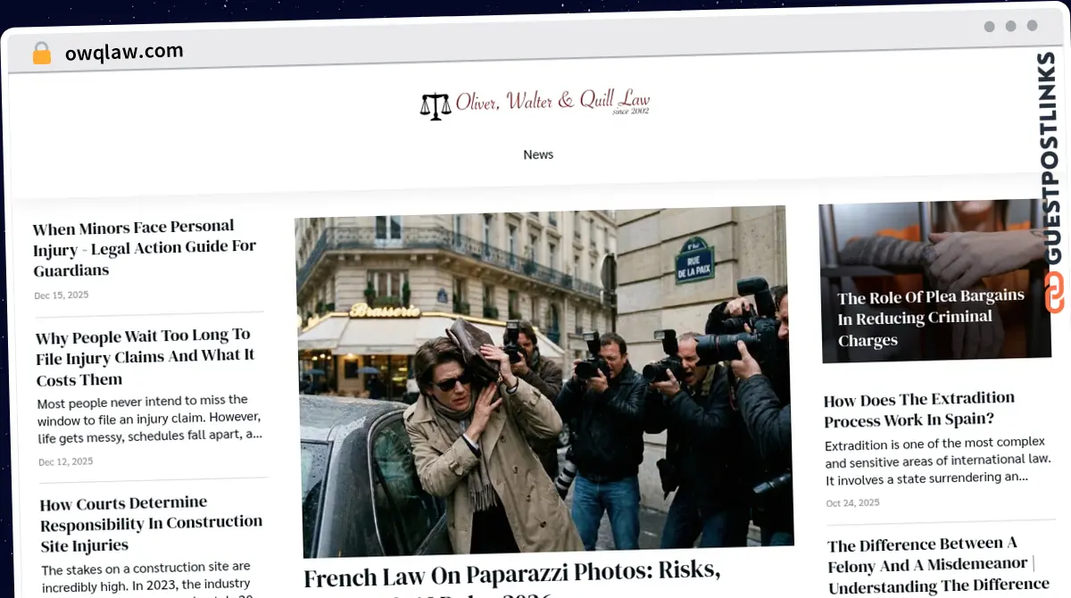 Publish Guest Post on owqlaw.com