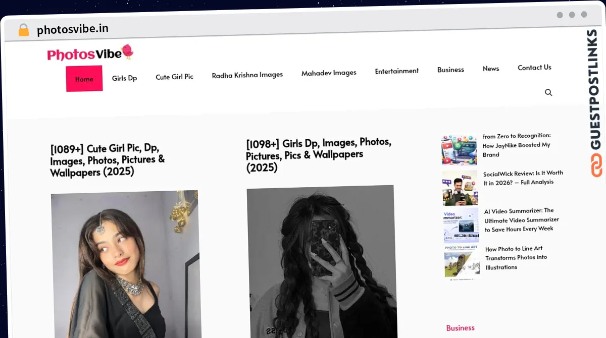 Publish Guest Post on photosvibe.in