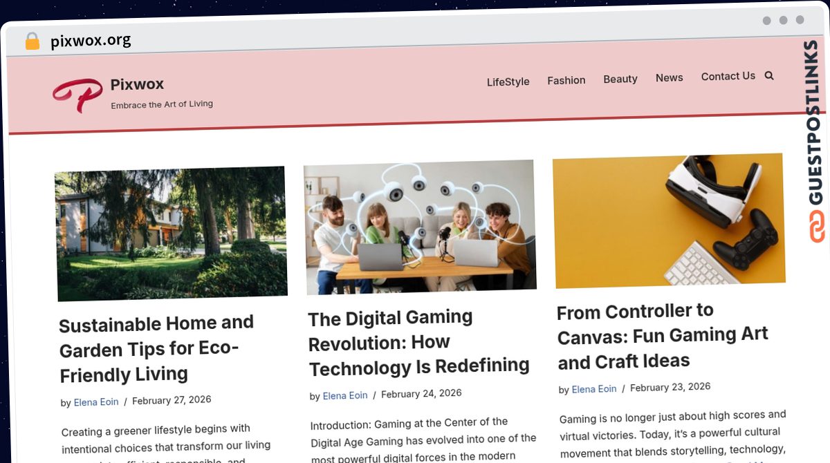 Publish Guest Post on pixwox.org