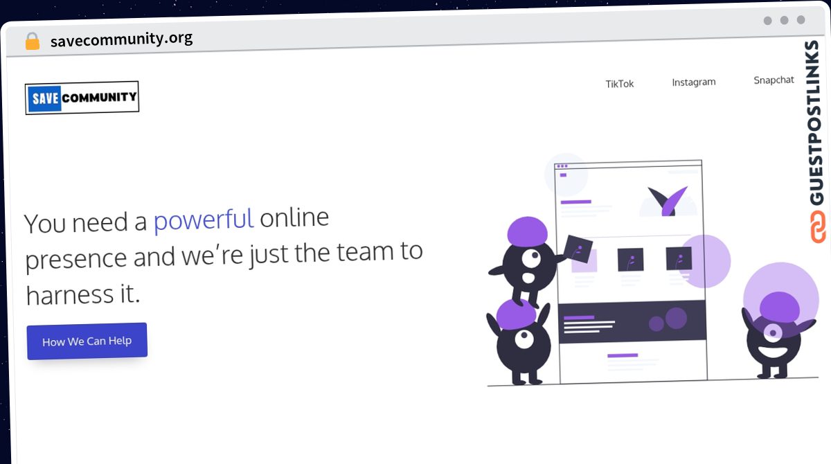 Publish Guest Post on savecommunity.org