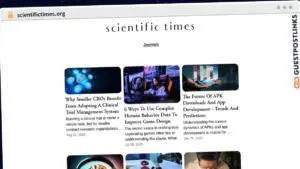 Publish Guest Post on scientifictimes.org