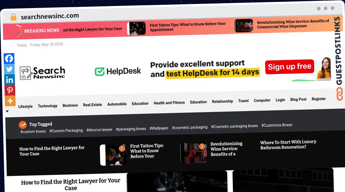 Publish Guest Post on searchnewsinc.com