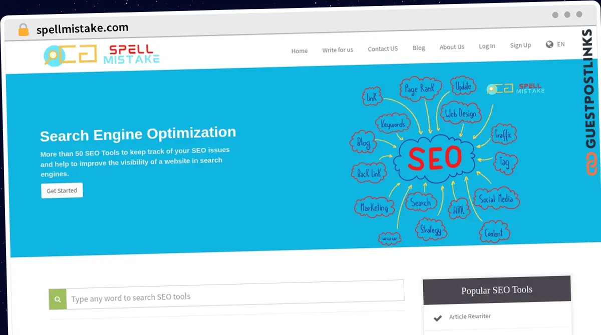 Publish Guest Post on spellmistake.com