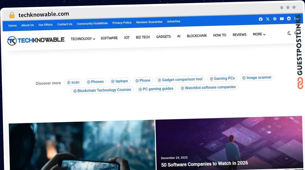 Publish Guest Post on techknowable.com