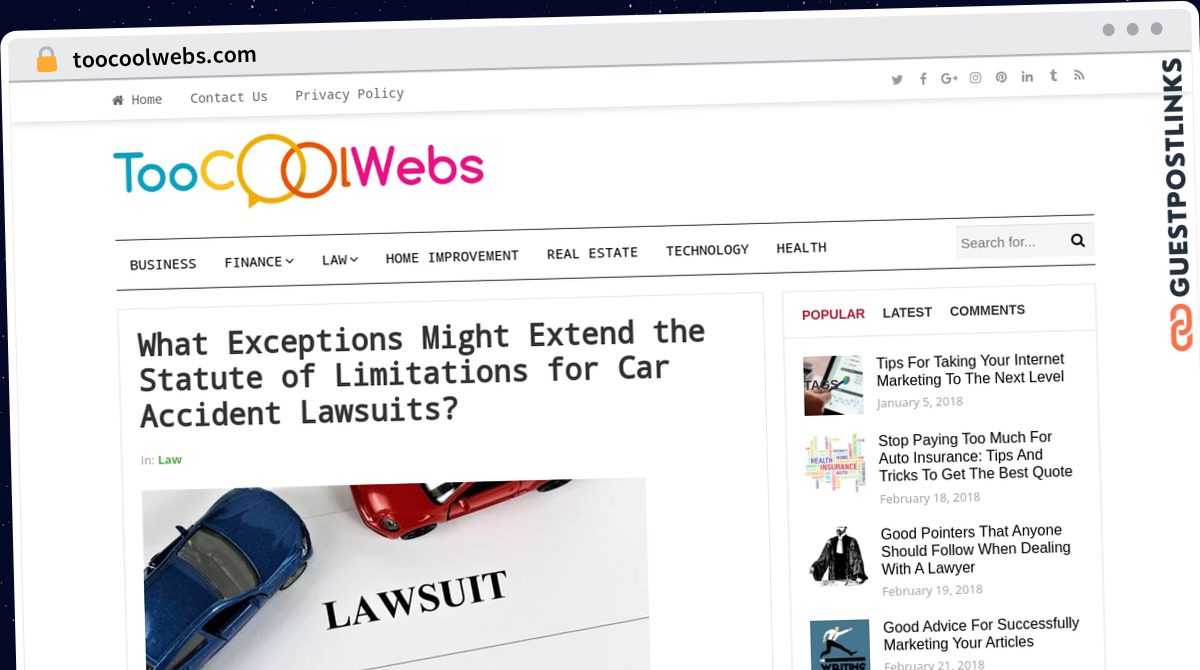 Publish Guest Post on toocoolwebs.com