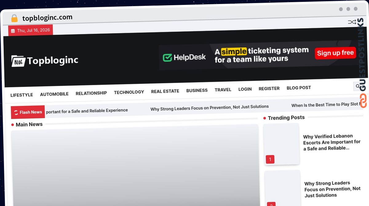 Publish Guest Post on topbloginc.com