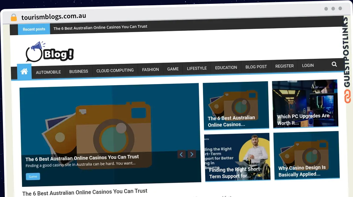 Publish Guest Post on tourismblogs.com.au