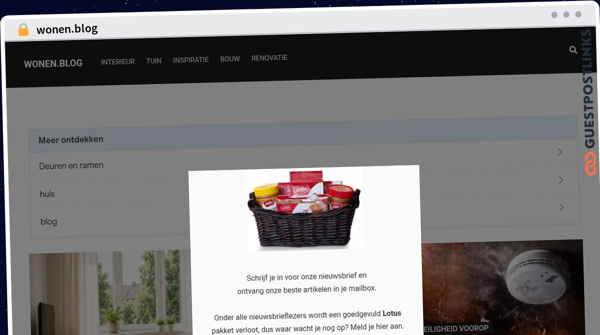 Publish Guest Post on wonen.blog