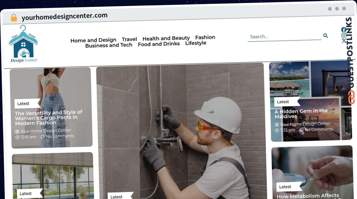 Publish Guest Post on yourhomedesigncenter.com