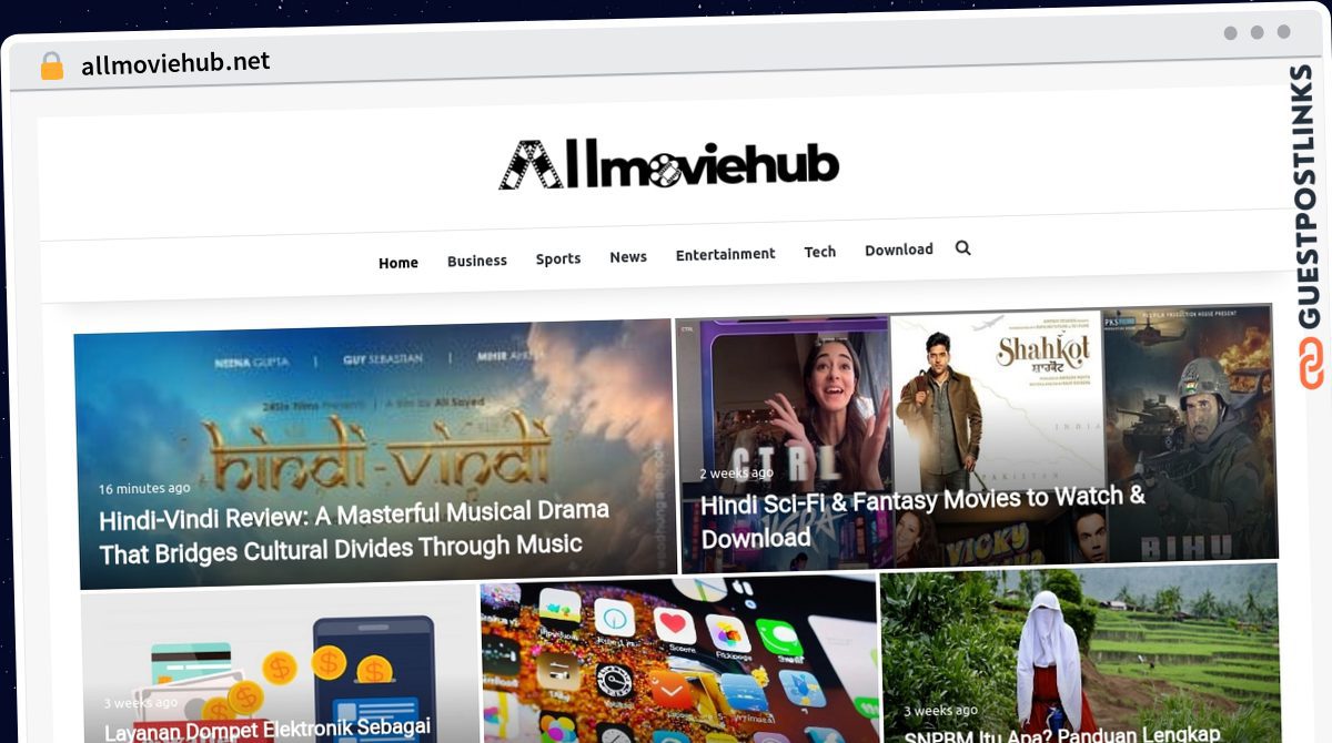 Publish Guest Post on allmoviehub.net