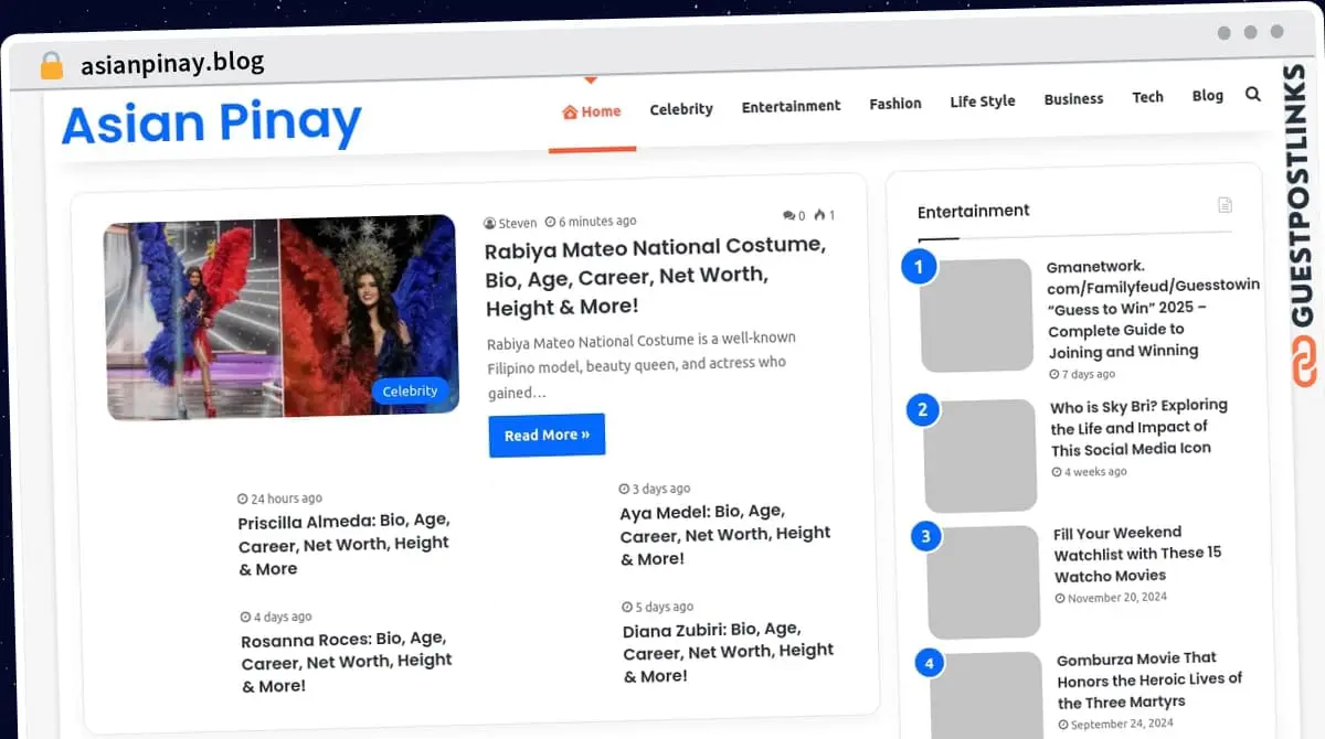 Publish Guest Post on asianpinay.blog