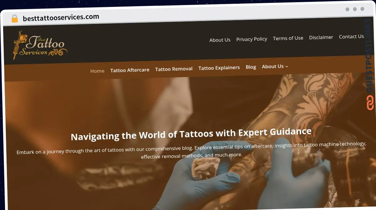 Publish Guest Post on besttattooservices.com