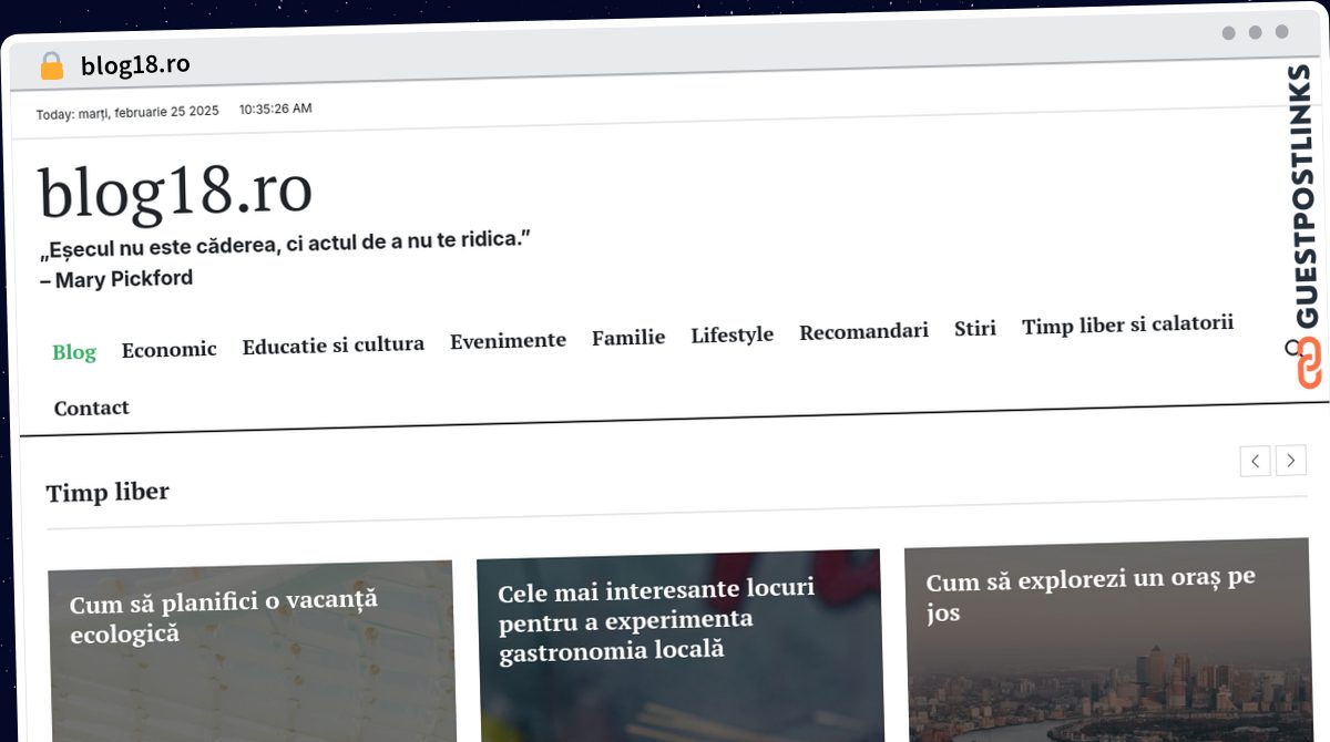 Publish Guest Post on blog18.ro
