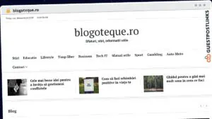 Publish Guest Post on blogoteque.ro