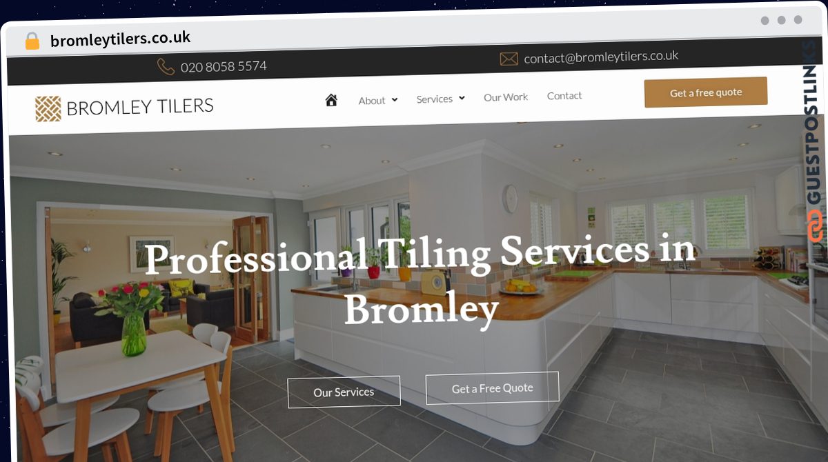 Publish Guest Post on bromleytilers.co.uk