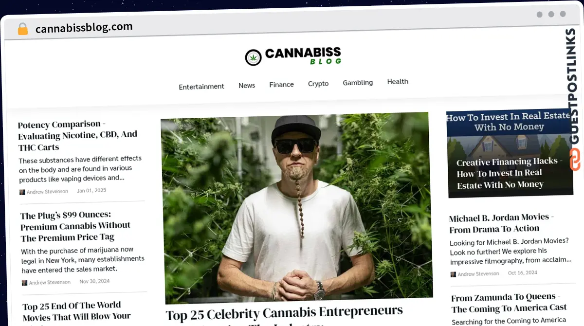 Publish Guest Post on cannabissblog.com