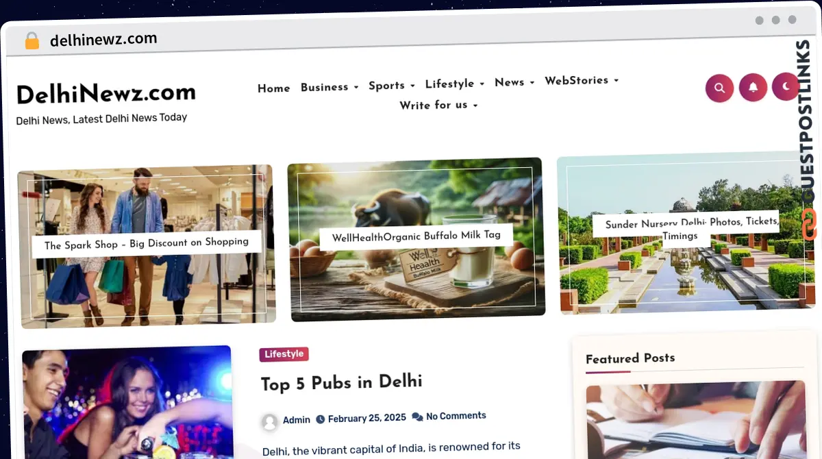 Publish Guest Post on delhinewz.com