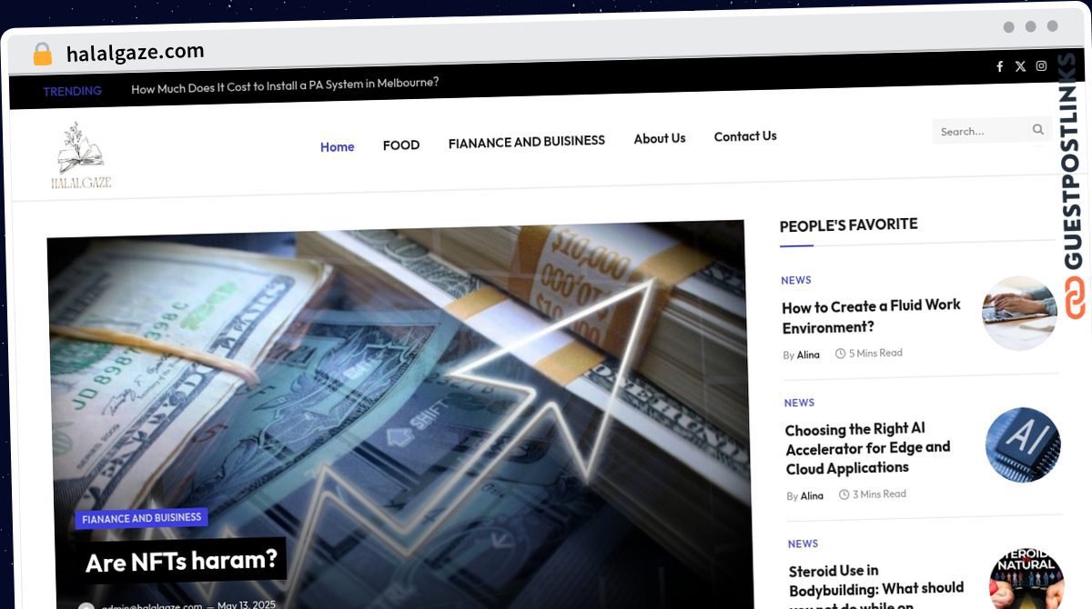 Publish Guest Post on halalgaze.com