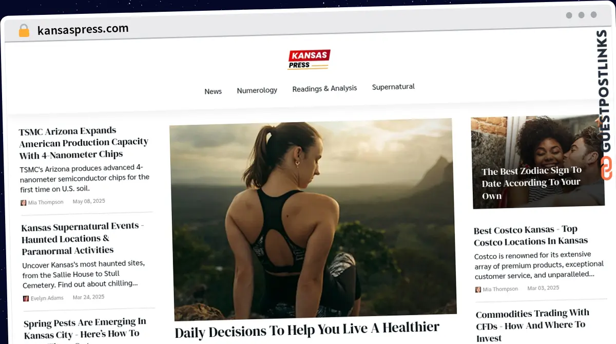 Publish Guest Post on kansaspress.com