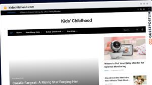Publish Guest Post on kidschildhood.com