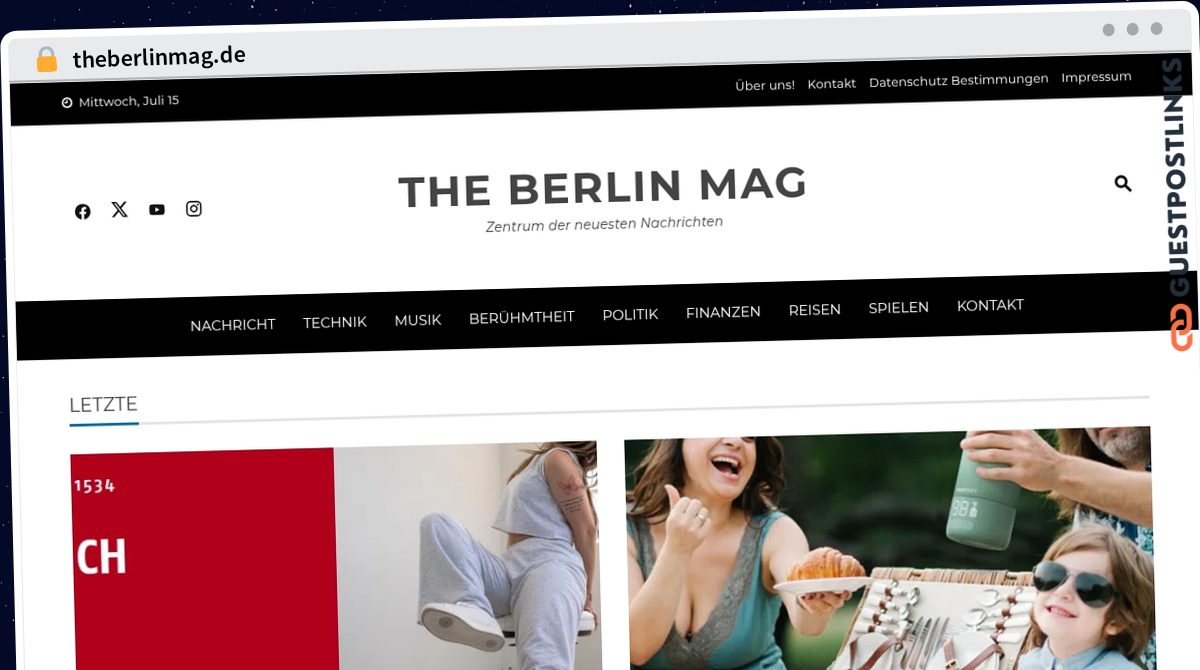 Publish Guest Post on theberlinmag.de