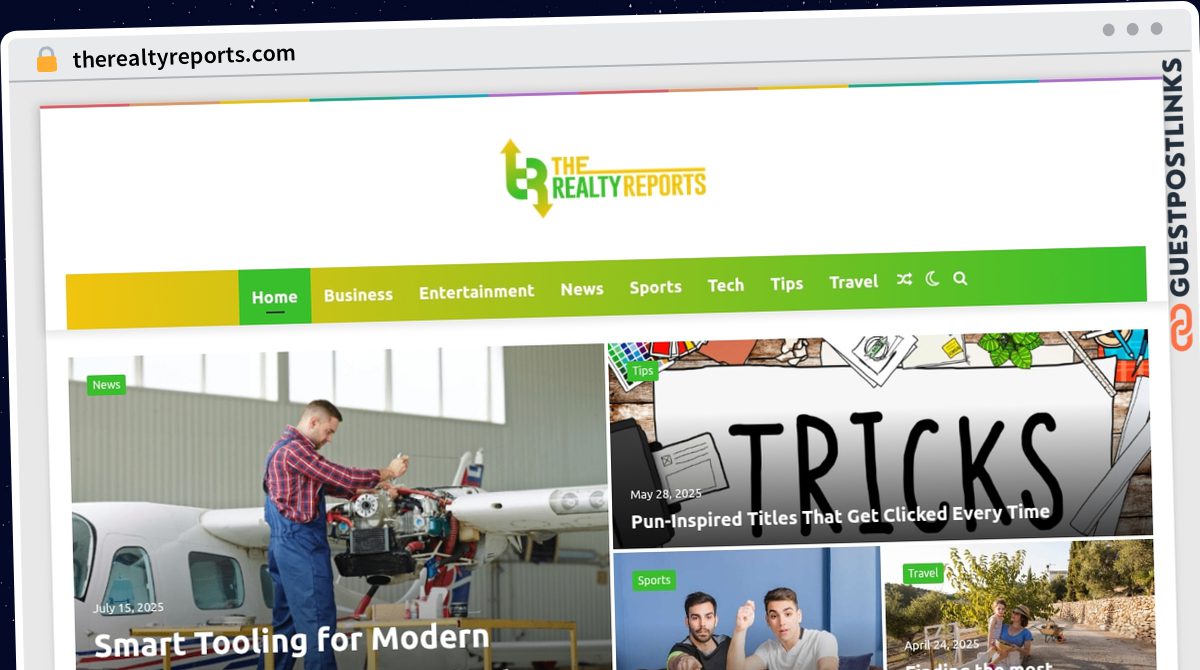 Publish Guest Post on therealtyreports.com