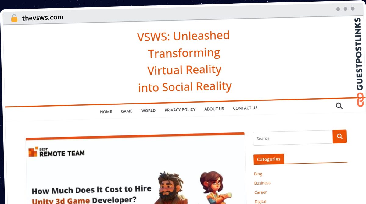 Publish Guest Post on thevsws.com