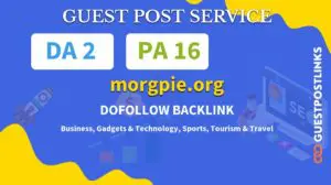 Buy Guest Post on morgpie.org