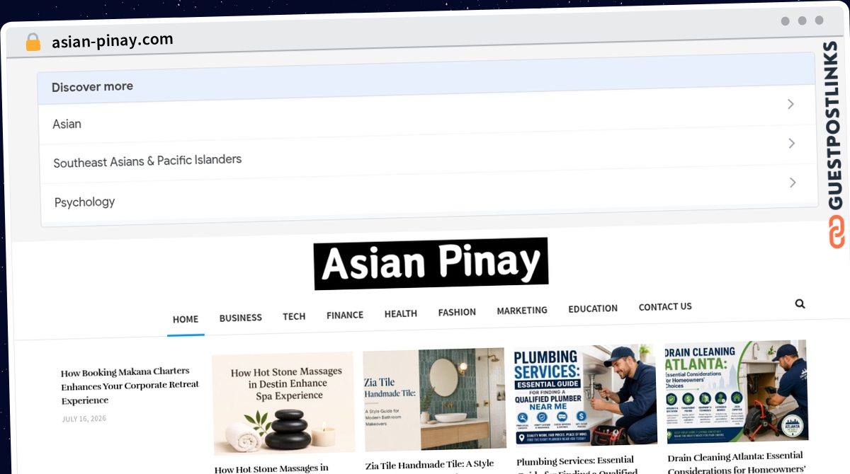Publish Guest Post on asian-pinay.com
