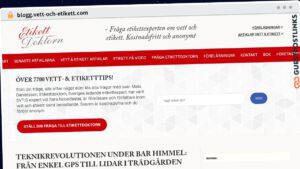 Publish Guest Post on blogg.vett-och-etikett.com