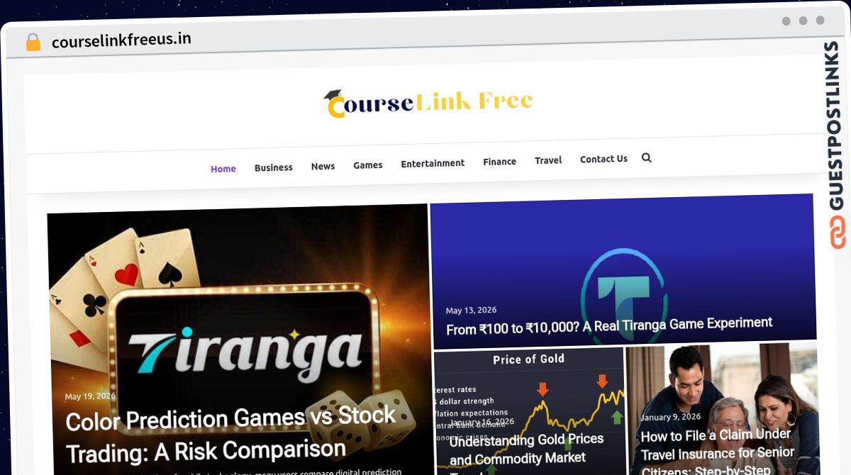 Publish Guest Post on courselinkfreeus.in