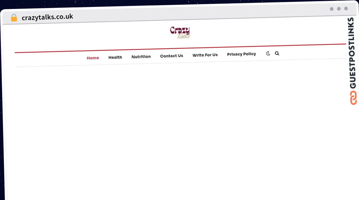 Publish Guest Post on crazytalks.co.uk