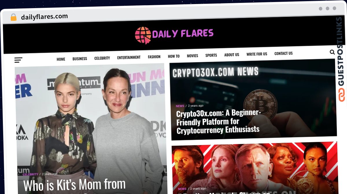 Publish Guest Post on dailyflares.com