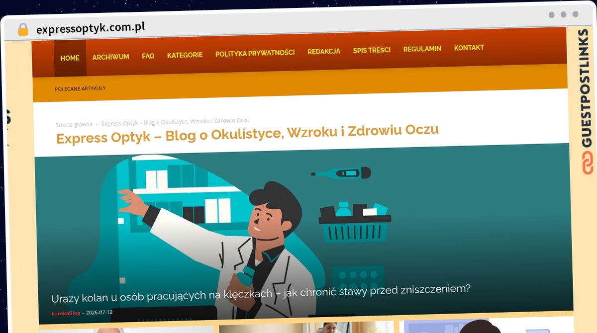 Publish Guest Post on expressoptyk.com.pl