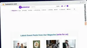 Publish Guest Post on fontmirror.com