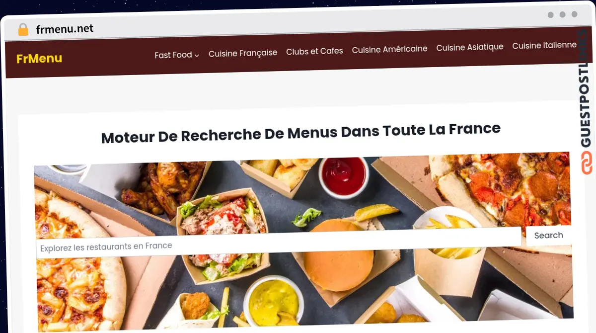 Publish Guest Post on frmenu.net