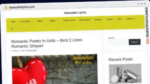 Publish Guest Post on hamsafarlyrics.com
