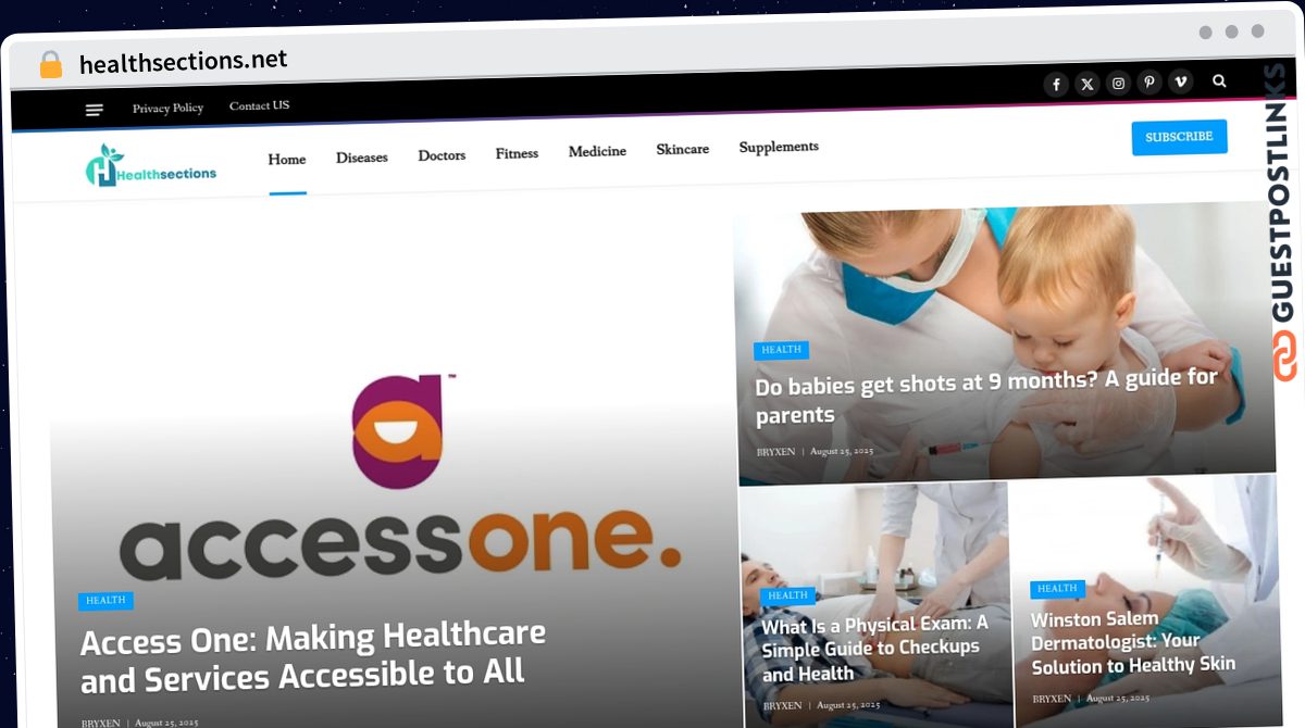 Publish Guest Post on healthsections.net