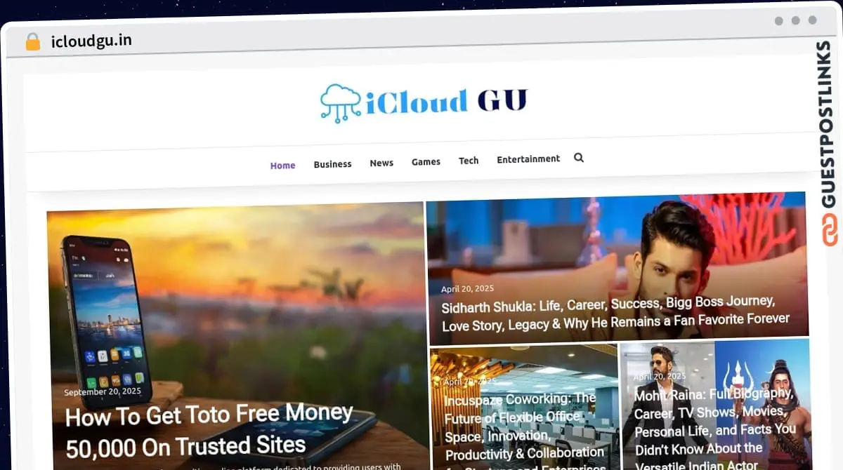 Publish Guest Post on icloudgu.in