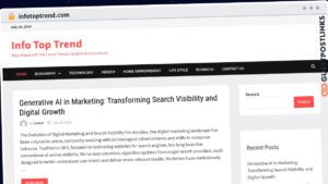 Publish Guest Post on infotoptrend.com