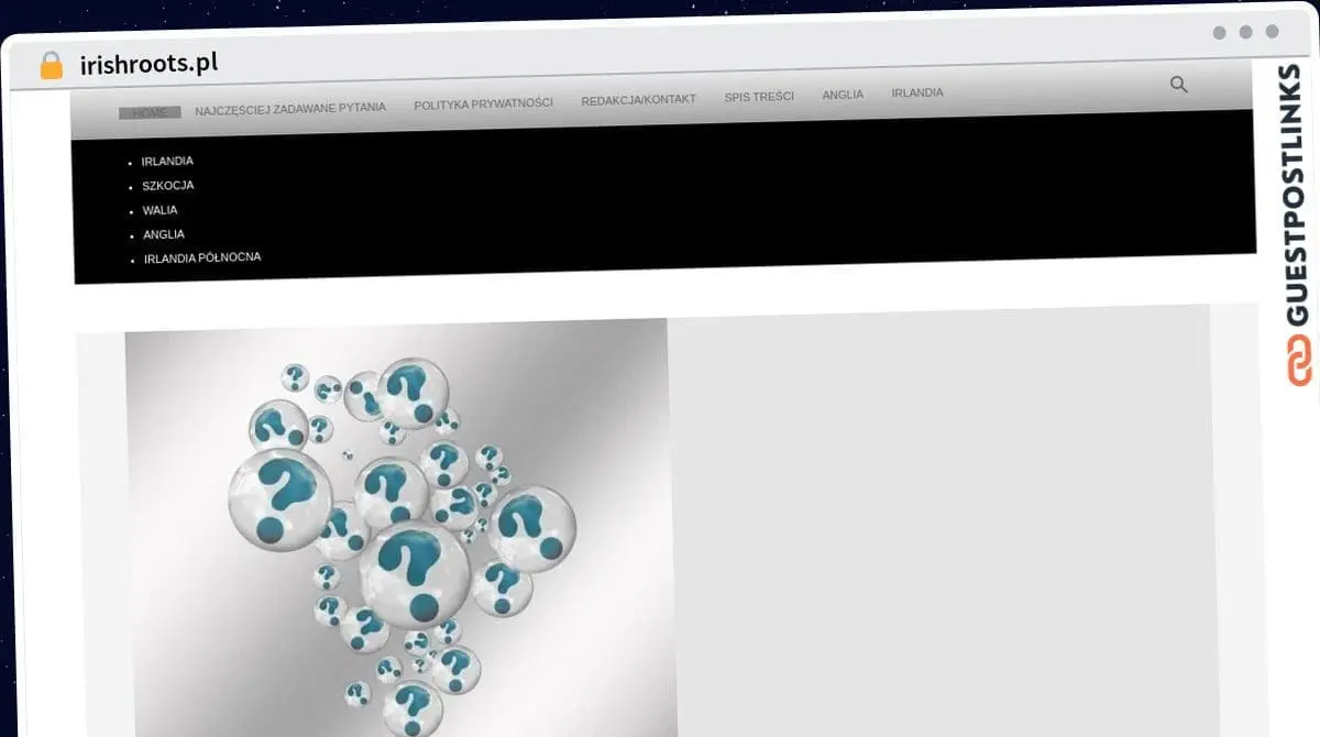 Publish Guest Post on irishroots.pl