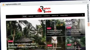 Publish Guest Post on raptureramble.com