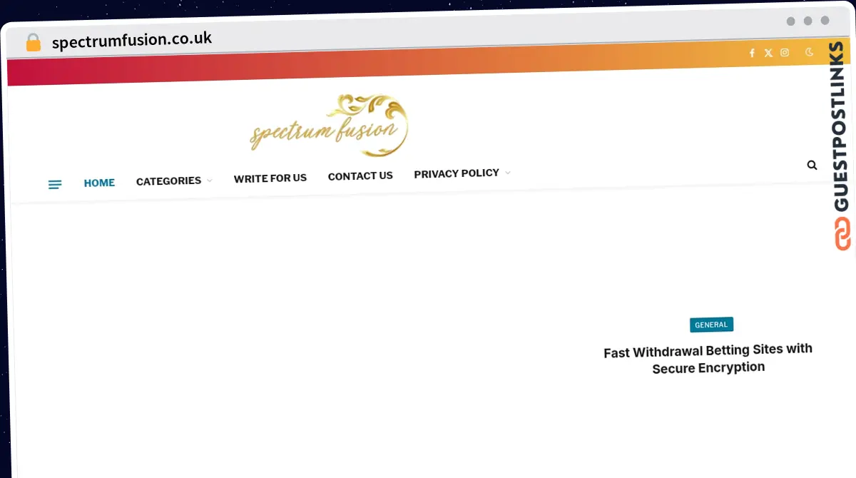 Publish Guest Post on spectrumfusion.co.uk