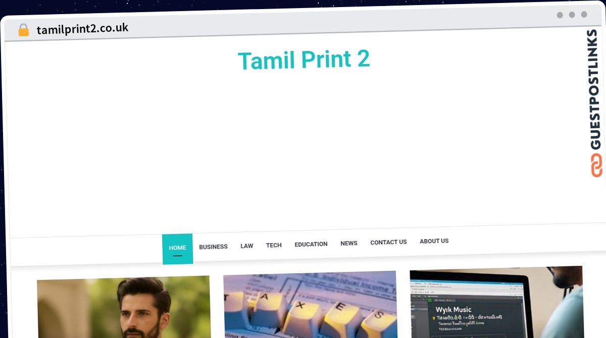 Publish Guest Post on tamilprint2.co.uk
