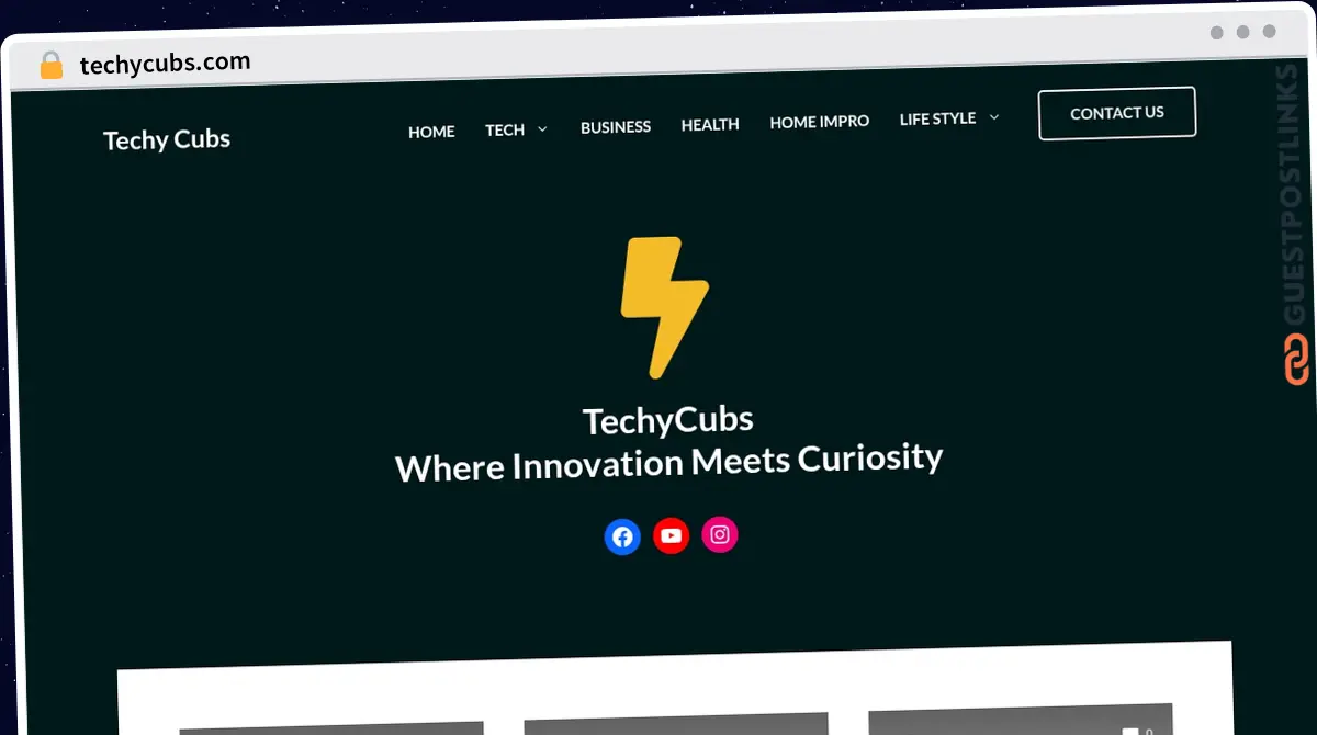 Publish Guest Post on techycubs.com