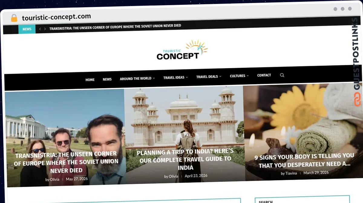 Publish Guest Post on touristic-concept.com