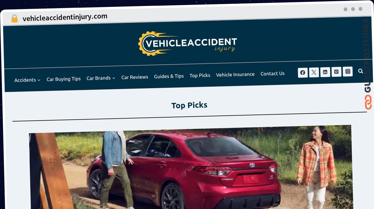 Publish Guest Post on vehicleaccidentinjury.com