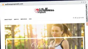 Publish Guest Post on wellnessproposals.com