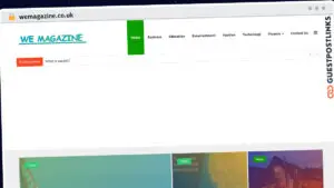Publish Guest Post on wemagazine.co.uk