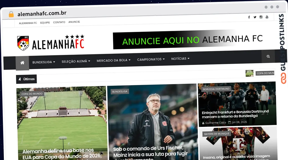 Publish Guest Post on alemanhafc.com.br
